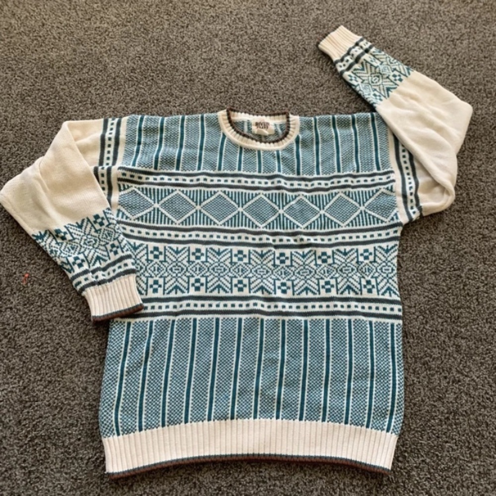 100% cotton Sweater River Brand Aroow 90s